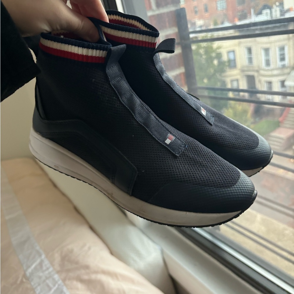 Tommy Hilfiger sock style sneakers